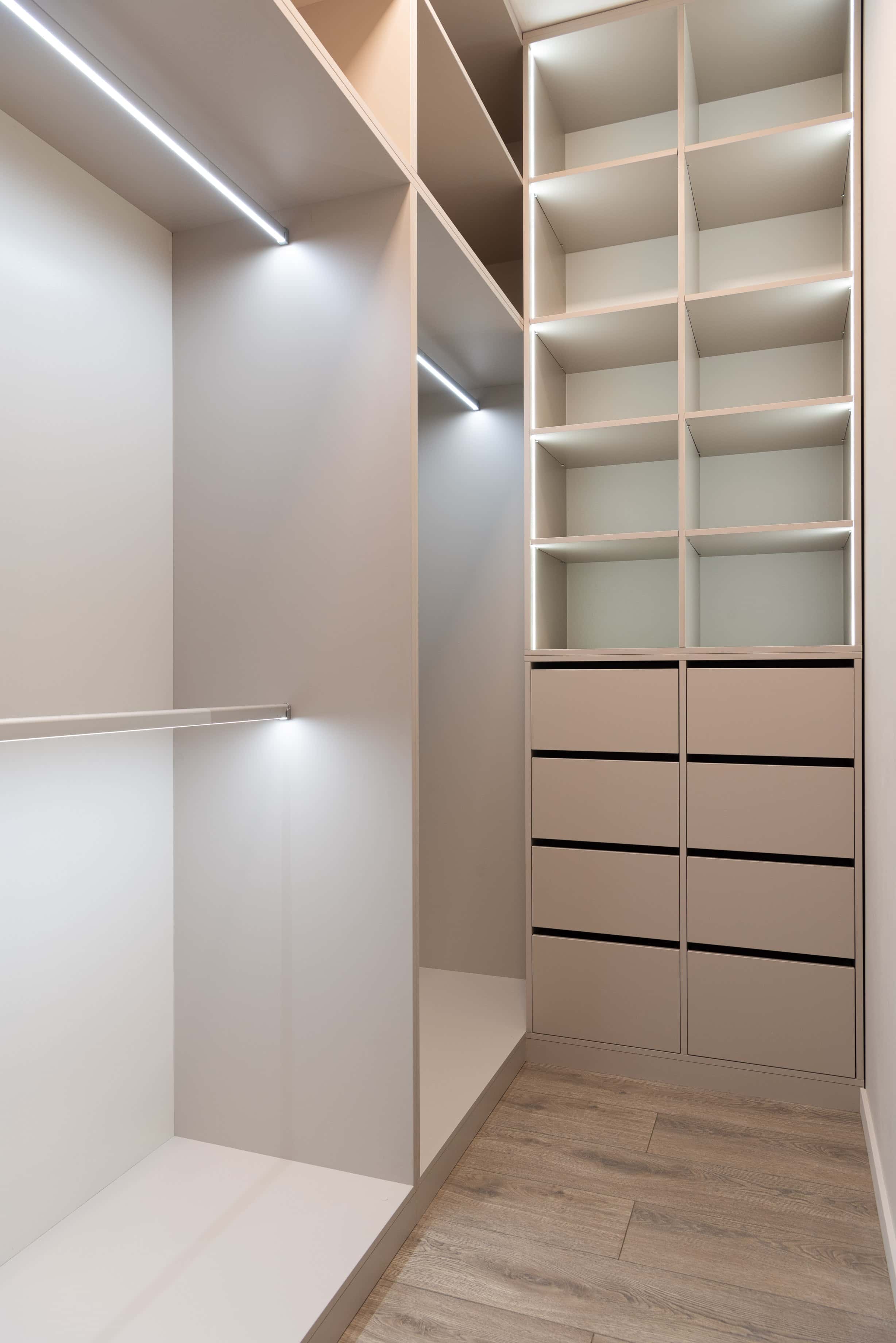 Modern custom-made closet